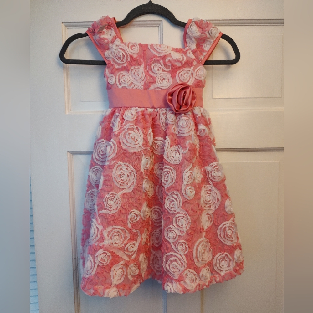 Rare Editions Rosette Dress - Picture 3 of 6
